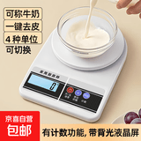 电子秤厨房秤家用烘焙克秤小型高精度称重食物秤克重秤充电 电池可选 1g分度值 可计数 【电池款】C001厨房秤+送电池 1g分度值