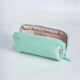 用心造物原创尼龙小众防水软呼网布夹层收纳笔袋大容量日系文具盒 青提奶酪（白内）