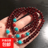 石榴石手链饰品本命年礼物女水晶闺蜜休闲时尚手串招财水手串 6mm样式随机石榴石手链单圈