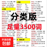 7天背完3500词单词中英文分类可以快速记忆英语学霸词根词缀 发夸克网盘链接（介意勿拍）