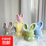 小兔子毛巾可爱伴手礼物伴娘满月结婚儿童生日幼儿园礼品回礼兔子 1条