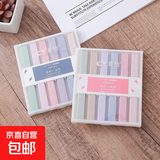 荧光笔笔学生用做笔记划重点萤光笔大容量彩色软头记号笔淡色系记号笔斜头手账笔手抄报DIY 【12支】轻言甜系+轻言盐系