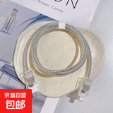 数据线保护套适用于苹果iPhone17promax原装20w充电器16/15/14/13防猫咬防折断防脏防尘防污 咖啡三件套*保护绳+2咬线器