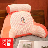 独立内胆腰靠垫腰枕床头护腰超软可爱靠枕宿舍座椅床头沙发枕 独角兽【带内胆冰豆豆透气外套】 75*50cm