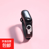 热卖新款可爱卡通LED公仔创意学生电子表塑胶防水手环触控电子表 黑色 黑色太空人