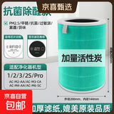 适配米家小米 空气净化器滤芯滤网2S 1 2 3 4 5代4lite 5S 4ProH滤芯过滤网3H/3C滤芯 【2/2S/3代/PRO/3H/3C】除醛除霾款