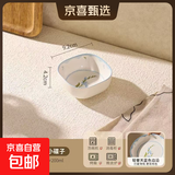 【摩登主妇同源】蓝百合碗盘餐具家用米饭碗盘子菜盘汤碗面碗鱼盘 3.5英寸四方小碟子