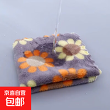 珊瑚绒印花小毛巾加厚柔软吸水擦脸洗手厨房抹布多功能方巾随机花 30*30cm印花随机色1条