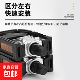 自行车铝合金脚踏后座山地车儿童后座轴承踏板单车骑行装备配件 铝合金折叠脚踏板1对