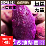紫罗兰红薯沙地现挖紫薯宝宝辅食紫芋头山芋苕粗粮新鲜包邮 紫薯1斤中大果