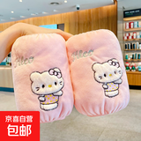 库洛米宝宝袖套小月龄秋冬儿童羽绒服防水护袖防污耐脏婴幼儿套袖 粉色KT【长约17.5cm】