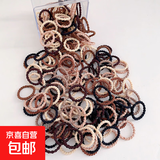 宝宝不喊疼-弹性好不伤发小号橡皮筋女童用扎小啾啾拇指发绳头绳 TS169 咖色螺纹100根op袋装