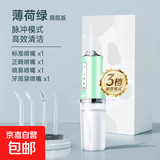 【去除99%牙垢】冲牙器成人口腔清洁智能便携式学生宿舍电动家用洗牙器正畸迷你冲牙便携 豪华装+绿色 4支喷头