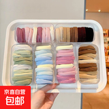 儿童头绳2025新款女童发圈扎头发皮筋高弹力耐用女孩马尾发绳头饰 7#全套系列混色发50根袋装