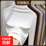 莫代尔半高领内搭打底衫女春秋冬德绒t恤长袖上衣肌底衣面膜t8002 白色 XL 建议115-125斤