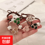 高弹力发饰皮筋发圈头饰发夹发箍假发 简约头绳#6 3条