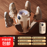 六臂可伸缩新款烘鞋器干鞋器除臭杀菌全自动烘干紫外线干湿两用烘鞋神器 卡其色【六臂伸缩/uv蓝光/除臭杀菌】