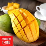 玉芒新鲜现摘热带芒果水果 5斤带箱300g+