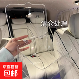 透明带盖面膜盒药盒杂物盒桌面亚克力防尘家用宿舍大容量有盖 透明面膜收纳盒（两个装） 19*14*7cm