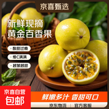 黄金百香果钦蜜9号大果孕妇新鲜当季鲜果妃多多 钦密9号百香果70-90g 整箱4.5斤 爆甜【产地直发】越皱越甜