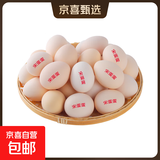 宋蛋蛋新鲜现捡散养土鸡蛋  生鲜馆鲜鸡蛋单枚55-60g超市早餐甄选 30枚