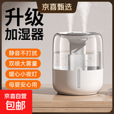 加湿器大雾量家用卧室2025新款静音办公室桌面usb便携孕妇婴儿补水车载空气净化喷雾宿舍学生 【旗舰款+精油】插电款/安全防干烧/温馨小夜灯