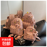 ins.超火迷你小背包2025新款双肩包女韩版潮时尚学生书包百搭小包 高品质粉 小