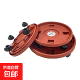 加厚移动花盆托盘带轮花盘底座塑料花盆接水托盘花盆底盘特价清仓 带万向轮 【1个裝】（万向轮配件）