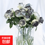 玫瑰花束云南鲜花批发真花节日礼物玫瑰鲜花七夕情人节礼物 黑骑士玫瑰18+2枝防损耗