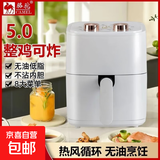 骆驼空气炸锅苏泊尔平替免翻面空气炸锅蒸烤一体2025年新款家用烤箱一体机实用大容量智能多功能 5L 【热卖断货王】嫩烤免翻面