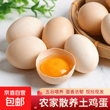 京喜加鲜鸡蛋 新鲜鸡蛋山林自养 生鲜溏心蛋 卤蛋早餐京东买菜40g正负5g 20枚装总重800g+