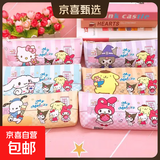 学生笔袋大容量文具收纳用具励志文字动物可爱风ins风金榜题名学生开学毕业礼物全班 单层PU皮革笔袋（随机图案发货）