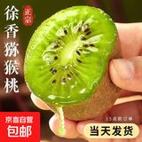 陕西眉县徐香绿心猕猴桃徐香奇异果当年当季现摘现发京东包邮 6枚装 自然成熟 单果60-80克