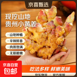 贵州高山小黄姜嫩姜鲜姜醋泡姜红芽姜当季蔬菜先挖非云南黄姜批发 净重4斤 2000g