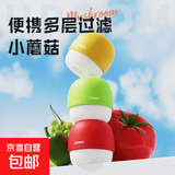 水龙头过滤器家用自来水过滤旅行酒店便携式滤水器学生宿舍净水器 随机颜色发货【2个装】六层过滤/一插即用