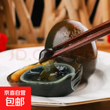 河南溏心皮蛋松花蛋无铅工艺腌制凉拌鸭蛋60-70g早餐买菜生鲜超市 6枚松花蛋【单枚60-70g】