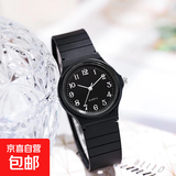 【静音走时】学霸考试专用手表男女款学生儿童简约表盘石英手表 全黑色
