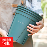 京东物流花盆绿植盆栽青山盆控根盆透气树脂塑料多肉月季大号花盆 控根1号（口径12cm）2个盆 不带托盘