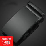 皮带自动扣头男士裤带头商务腰带头配件卡槽3.5cm卡子外穿扣礼物 黑色四方扣【不含皮带】