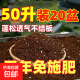 50升大包通用型疏松透气泥炭营养土种菜土养花土壤多肉种植有机土 50L-轻质蓬松营养土【已混多菌灵生根粉】