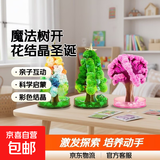魔法树纸树会开花结晶圣诞树趣味探索科学小实验儿童diy手工礼物 【大号】纸树开花-彩色圣诞树