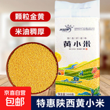 陕西米脂小米 黄小米黑小米 油小米月子米五谷杂粮新米小米粥 米脂黄小米真空装500g