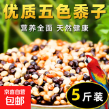 精品虎皮牡丹玄凤鹦鹉鸟粮五色黍子严选新粮天然配方均衡营养 1000g 五色黍子（严选新粮）