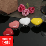 彩色爱心马桶按压器通用心形按马桶按钮厕所按键美甲马桶冲水神器 爱心马桶按压器3个（颜色随机）