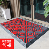 商用大门口除尘地垫家用进门入户门脚垫户外室外防滑门垫门外迎宾 单刷-红块红刷【颜色显眼】 90cm*60cm 1件数【限量特价】