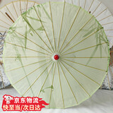 韫舜油纸伞女古风古典汉服伞旗袍吊顶装饰古装伞摄影演出走秀舞蹈道具 印花绸布伞【竹韵】 【82cm】