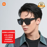 米家小米近视可戴太阳镜 偏光眼镜近视墨镜开车防紫外线套镜男女 黑色