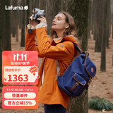 LAFUMA乐飞叶户外冲锋衣女 秋季中长款风衣防水透湿外套 LFJA4CS60