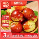 京鲜生 陕西大荔冬枣 净重3斤 单果15-23g 生鲜水果