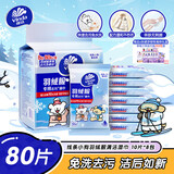 维达（Vinda）羽绒服清洁湿巾 10片*8包 线条小狗联名 湿巾小包免洗去污 湿纸巾